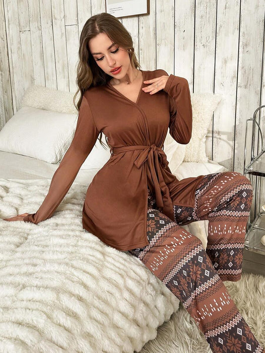 3 Piece Top And Pant Set - Secret Slim Wear