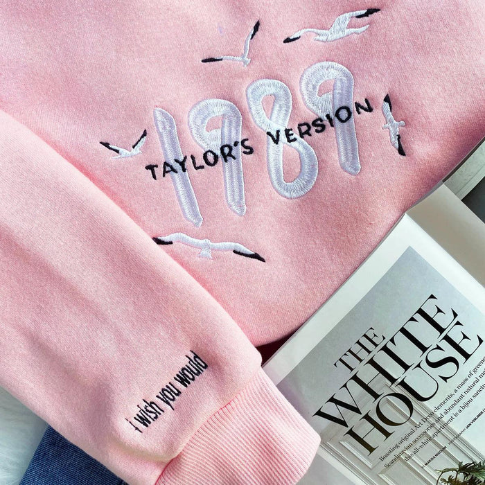 1989 TS Version Embroidered Sweatshirt Hoodie T Shirt - Secret Slim Wear