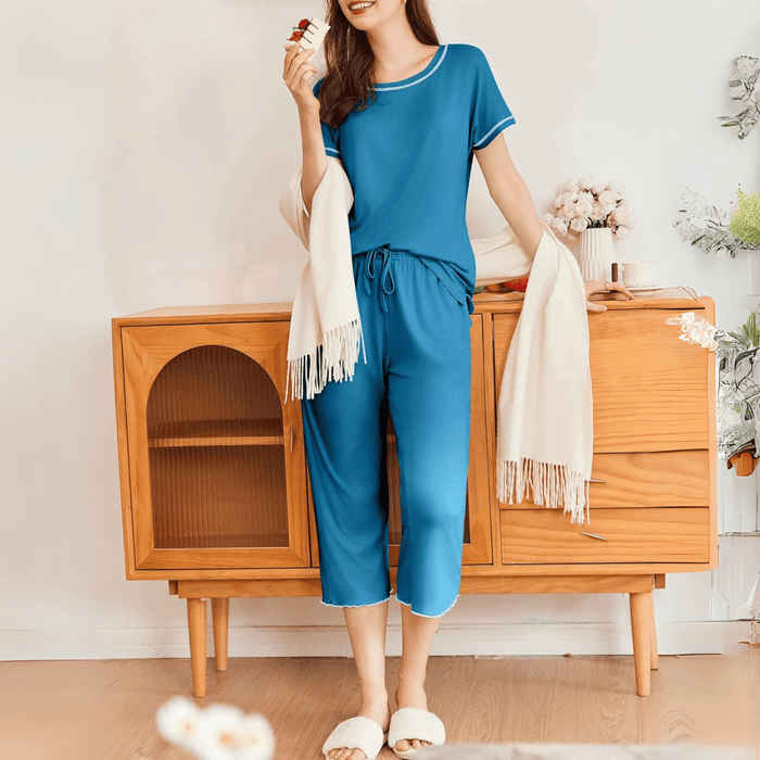 Capri Pajama Set Matching –  Comfortable and Stylish Loungewear