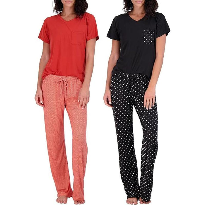 Pajama Short Sleeve T-shirt Set for Comfortable All-Day Wear