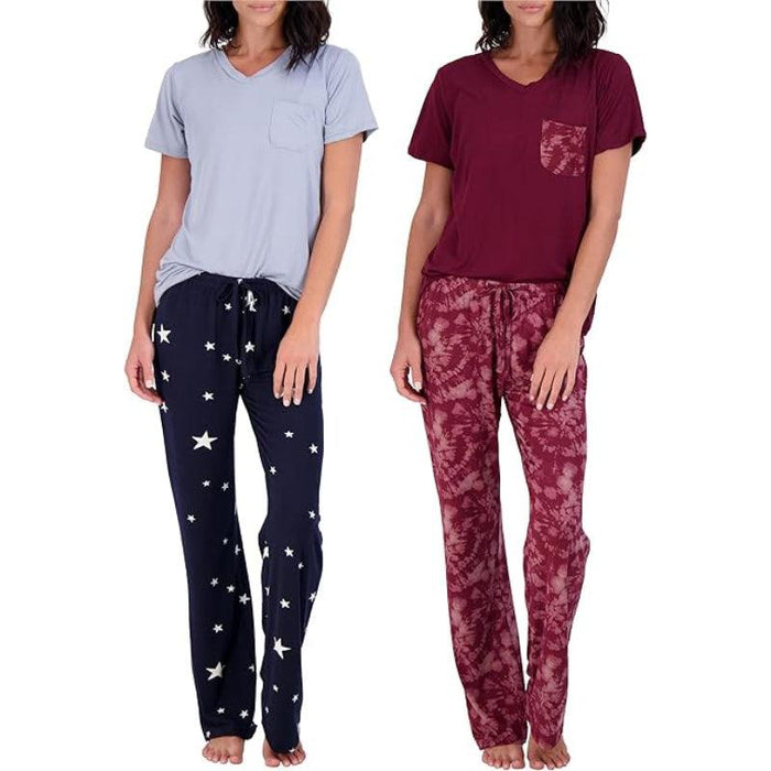 Pajama Short Sleeve T-shirt Set for Comfortable All-Day Wear