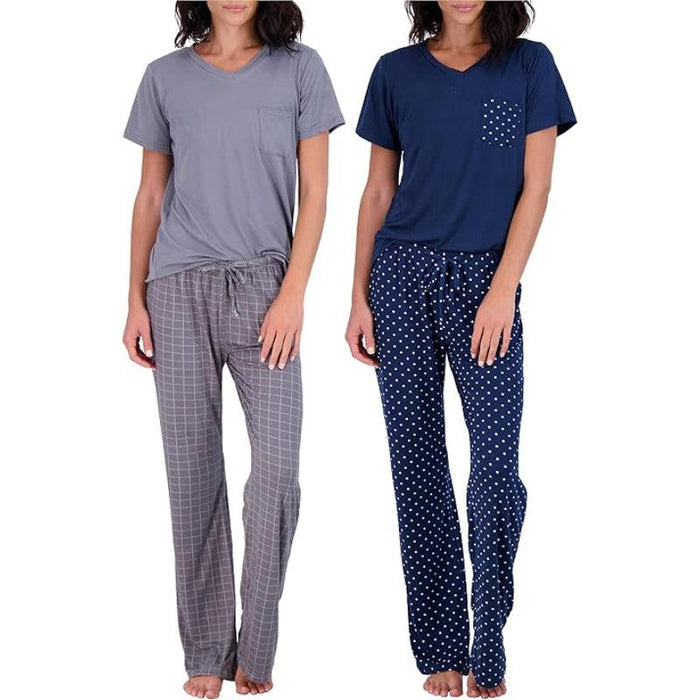 Pajama Short Sleeve T-shirt Set for Comfortable All-Day Wear