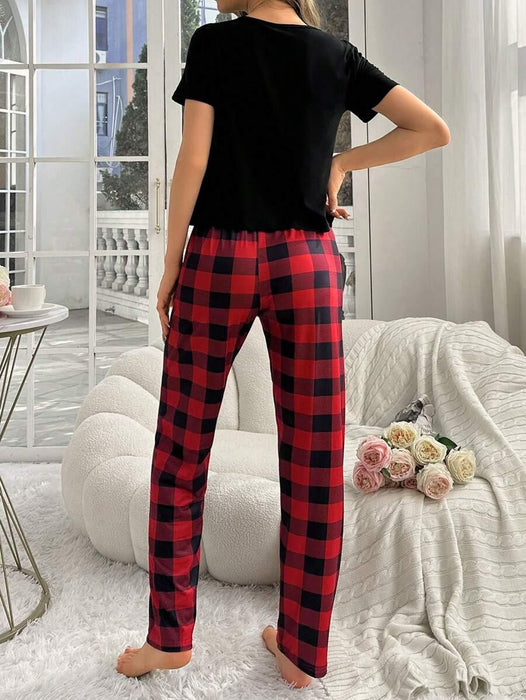 Plaid Pajama Set Pack – Stylish Loungewear for Every Season