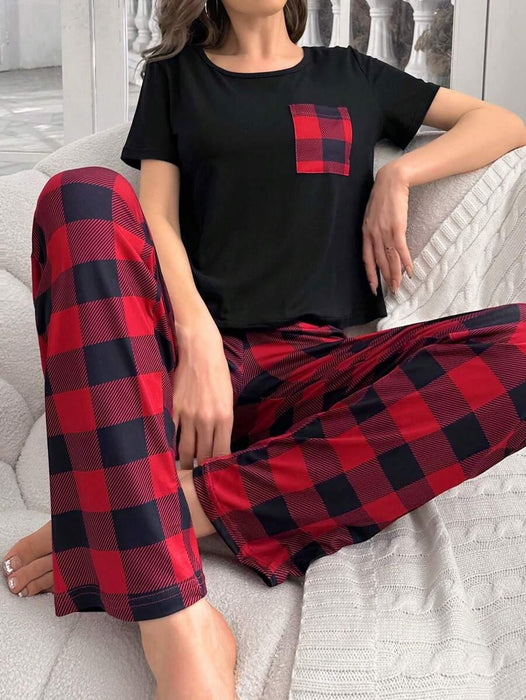 Plaid Pajama Set Pack – Stylish Loungewear for Every Season