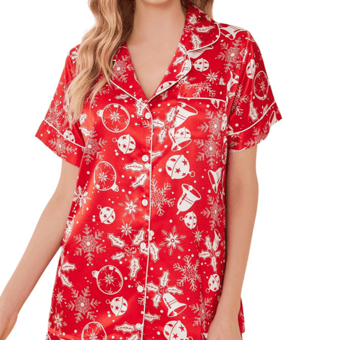 Satin Short Sleeve Set – Stylish and Comfortable Lounge Wear