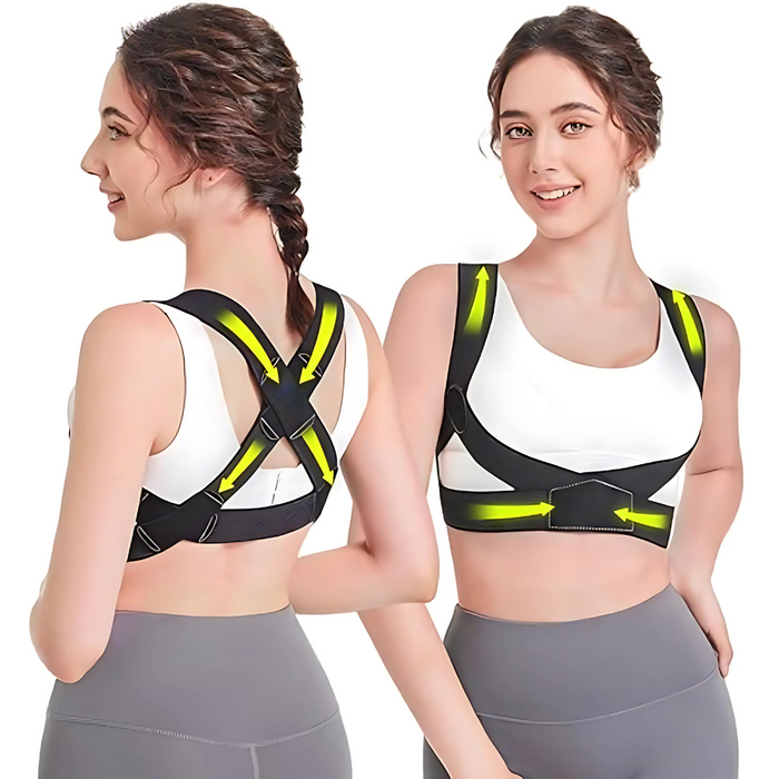 Adjustable Back Support Brace For Posture Alignment