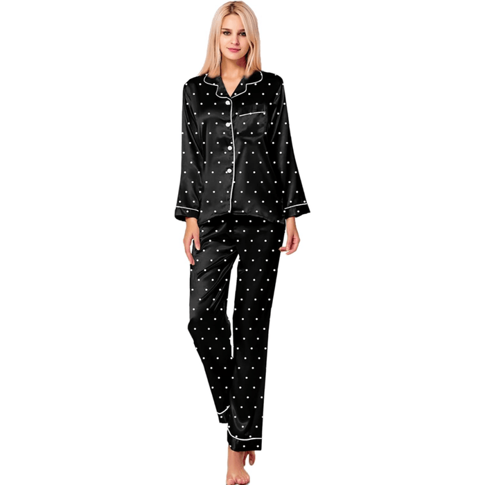 Polka Dot Satin set - Comfortable and Stylish Sleepwear