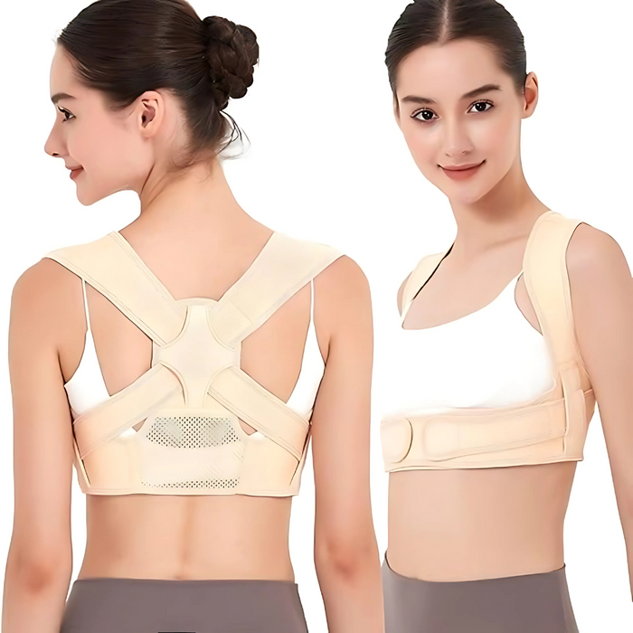 Posture Support Brace With Mesh And Padded Straps