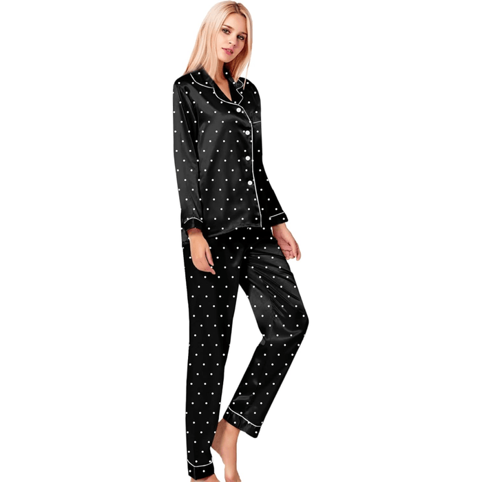 Polka Dot Satin set - Comfortable and Stylish Sleepwear