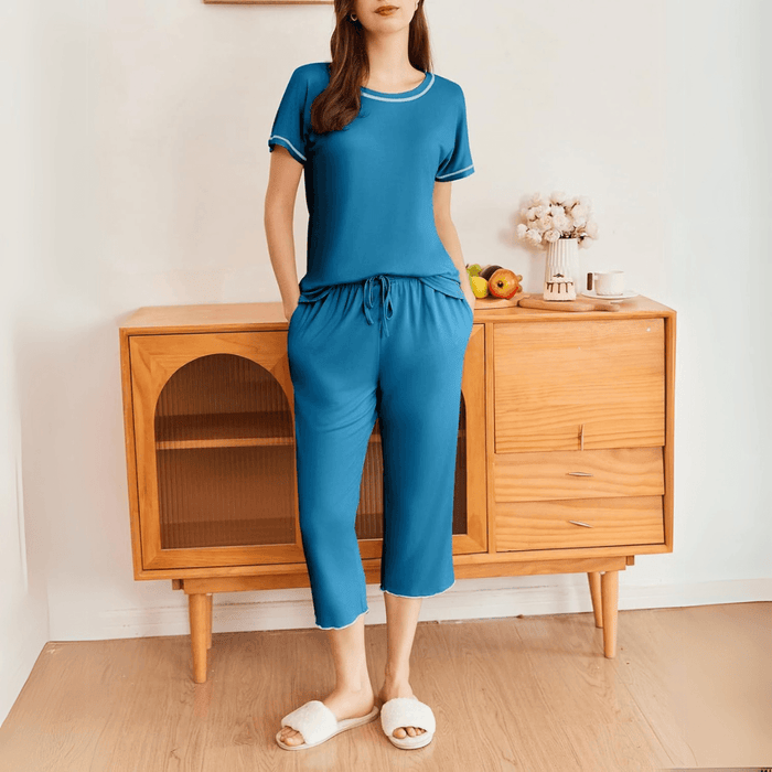 Capri Pajama Set Matching –  Comfortable and Stylish Loungewear