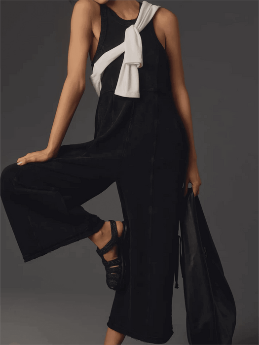 Horizon Adjustable Jumpsuit Set – Wide Leg Comfort and Style