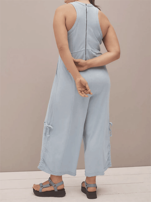 Horizon Adjustable Jumpsuit Set – Wide Leg Comfort and Style