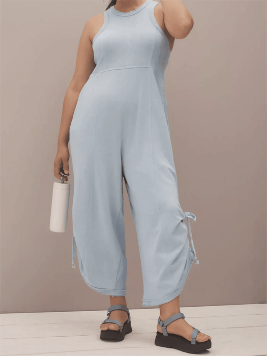 Horizon Adjustable Jumpsuit Set – Wide Leg Comfort and Style