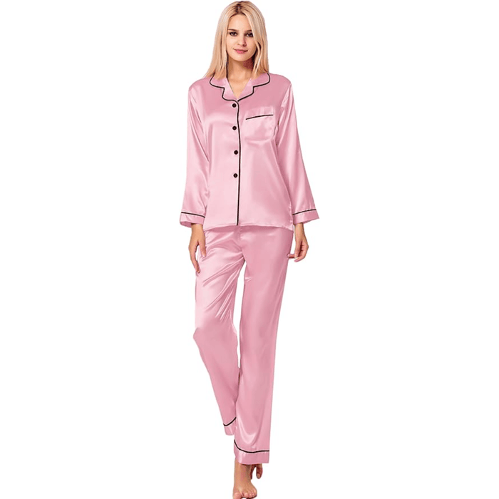 Button Down Satin Pajamas – Comfortable and Stylish Sleepwear