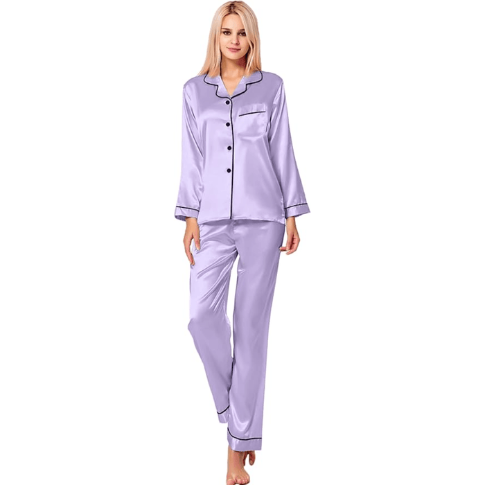 Button Down Satin Pajamas – Comfortable and Stylish Sleepwear
