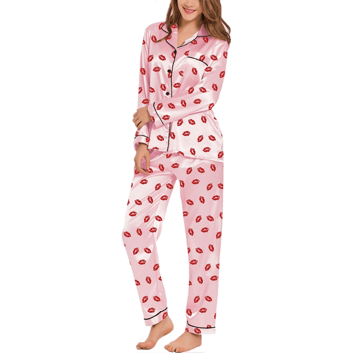 Satin Long Sleeve Pajamas – Comfort and Luxury in One Set