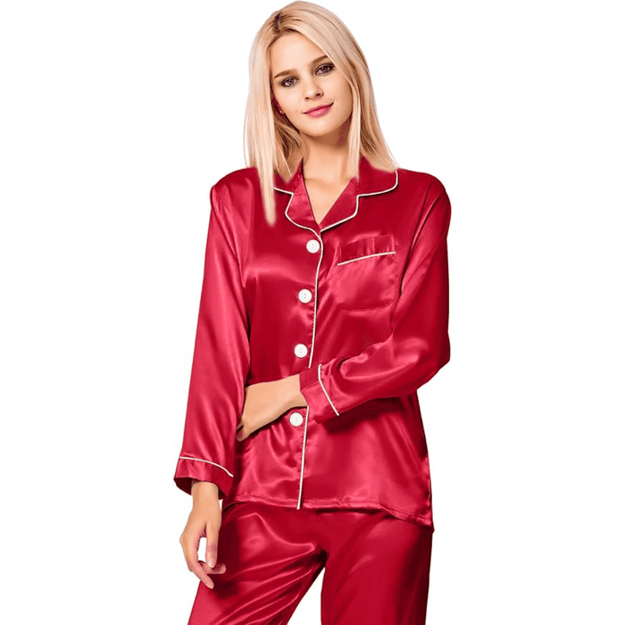Button Down Satin Pajamas – Comfortable and Stylish Sleepwear