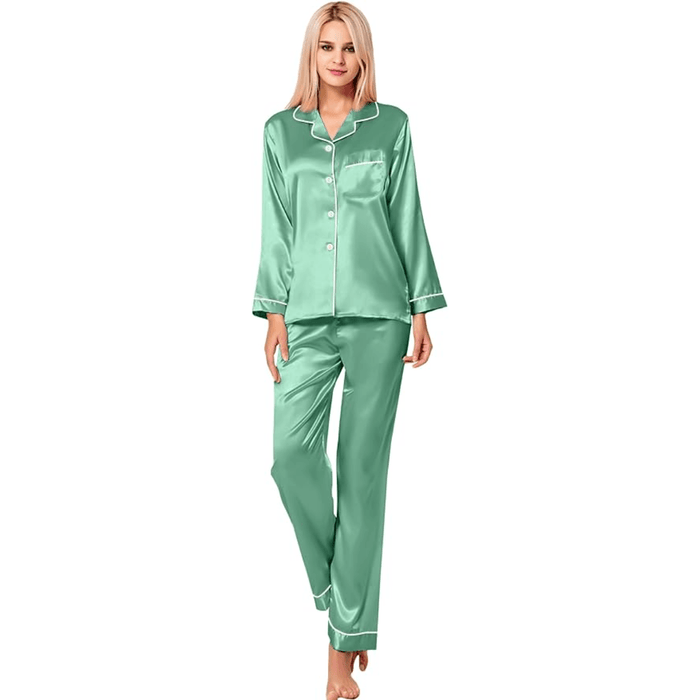 Button Down Satin Pajamas – Comfortable and Stylish Sleepwear