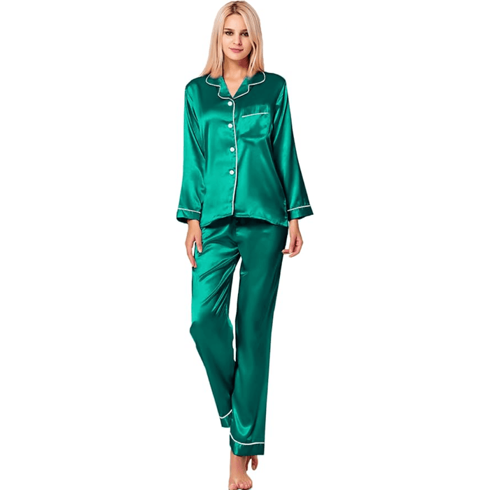 Button Down Satin Pajamas – Comfortable and Stylish Sleepwear