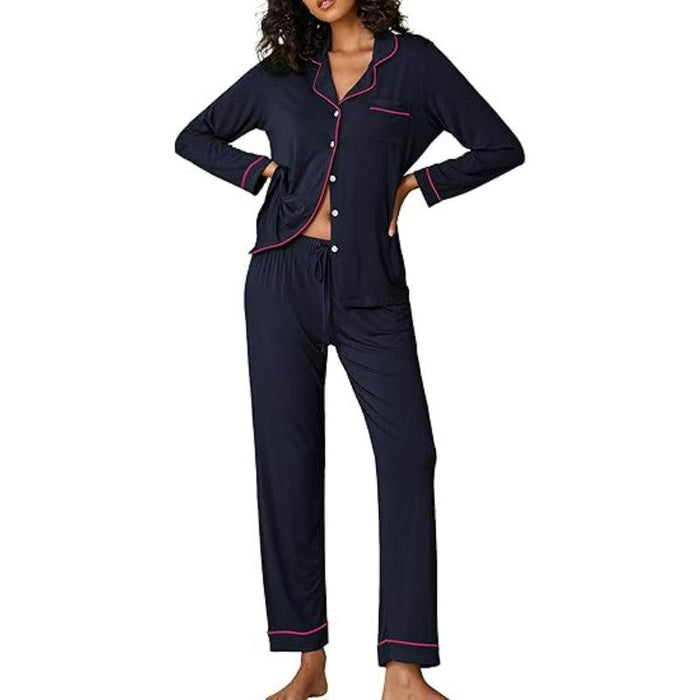 Button Down Lounge Set – Comfortable and Stylish Pajama Set