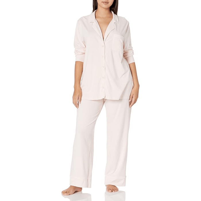 Long Sleeve Pajama Set – Soft Cotton Modal Sleepwear for Comfort