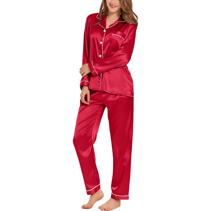 Button Down Satin Pajamas – Comfortable and Stylish Sleepwear