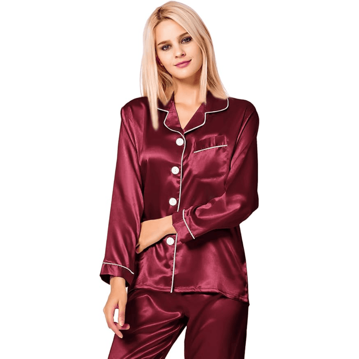 Button Down Satin Pajamas – Comfortable and Stylish Sleepwear