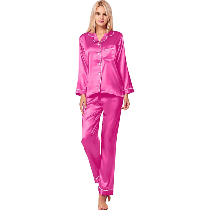 Button Down Satin Pajamas – Comfortable and Stylish Sleepwear