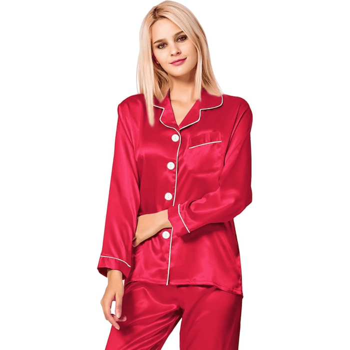 Button Down Satin Pajamas – Comfortable and Stylish Sleepwear
