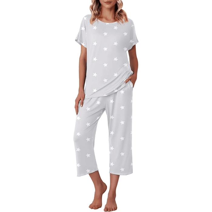 Star Printed Pajama Set – Comfortable and Stylish Sleepwear Set