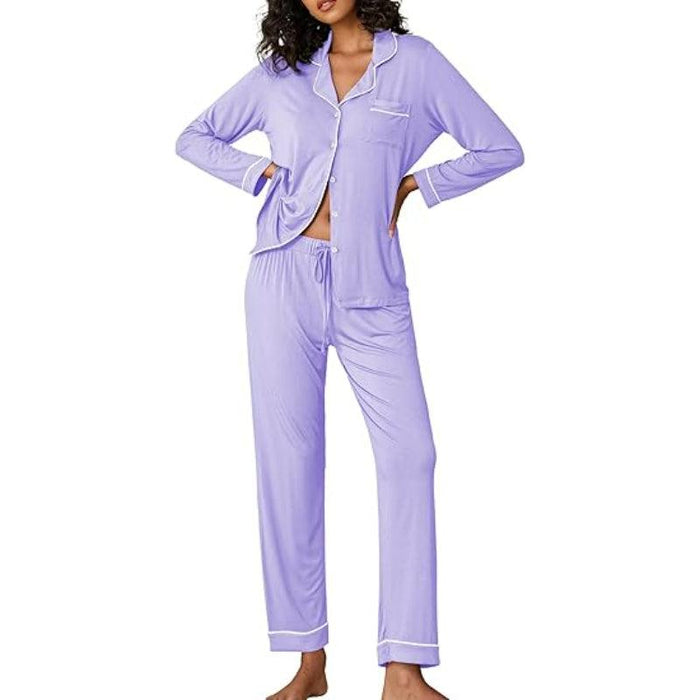 Button Down Lounge Set – Comfortable and Stylish Pajama Set