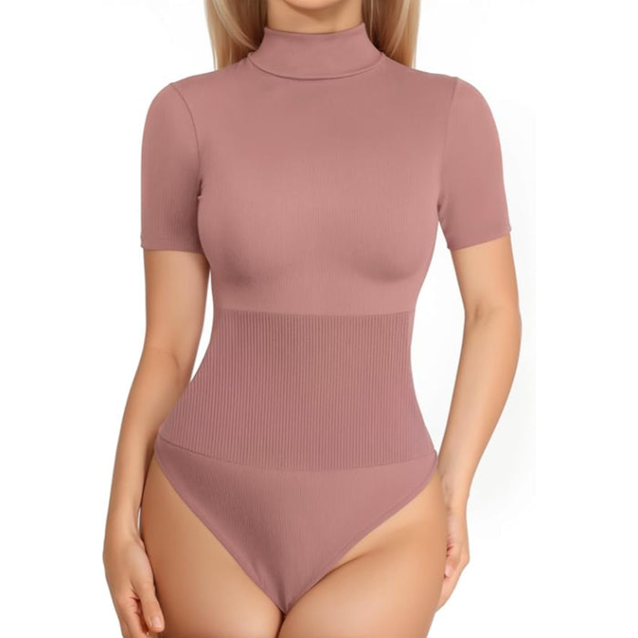 Seamless Ribbed Shapewear For Tummy Control