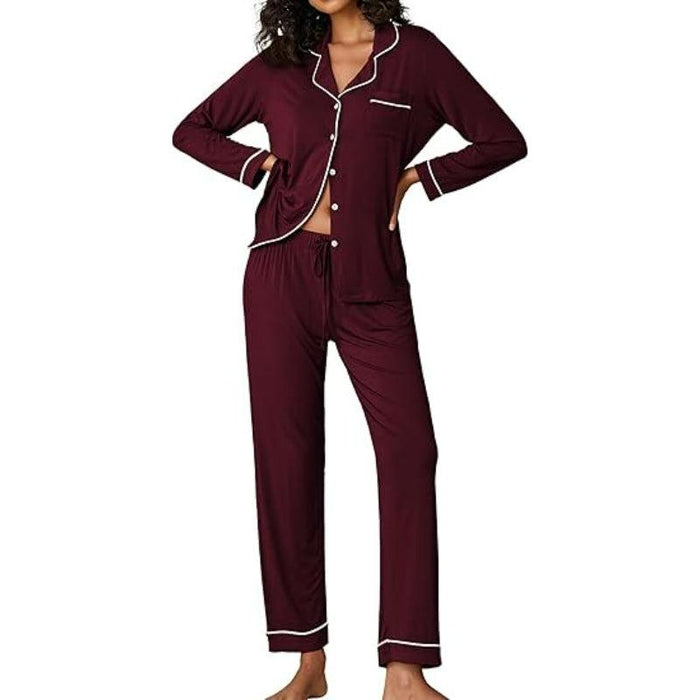 Button Down Lounge Set – Comfortable and Stylish Pajama Set