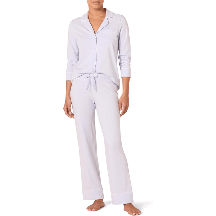 Long Sleeve Pajama Set – Soft Cotton Modal Sleepwear for Comfort