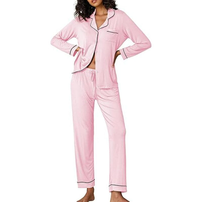 Button Down Lounge Set – Comfortable and Stylish Pajama Set