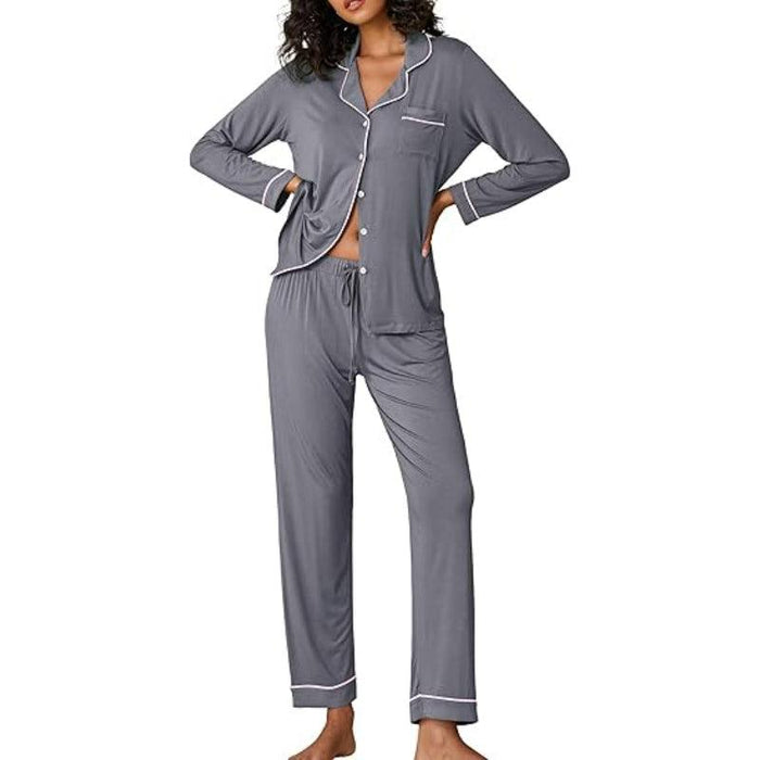 Button Down Lounge Set – Comfortable and Stylish Pajama Set