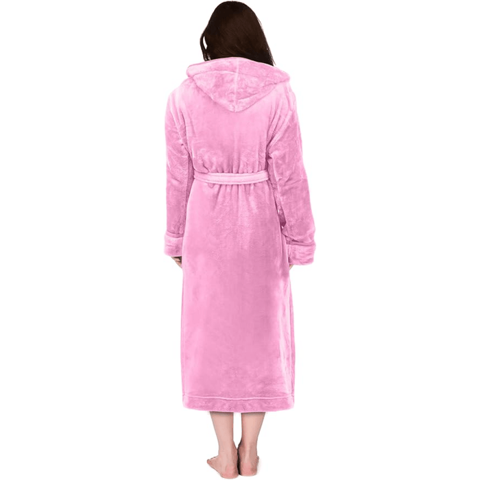 Hooded Flannel Fleece Robe – Comfortable and Cozy Lounge Wear
