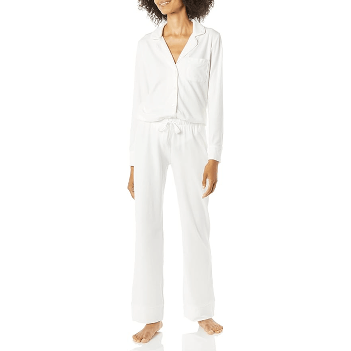 Long Sleeve Pajama Set – Soft Cotton Modal Sleepwear for Comfort
