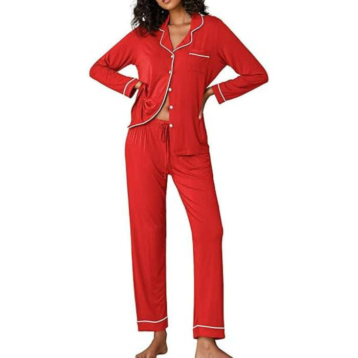 Button Down Lounge Set – Comfortable and Stylish Pajama Set