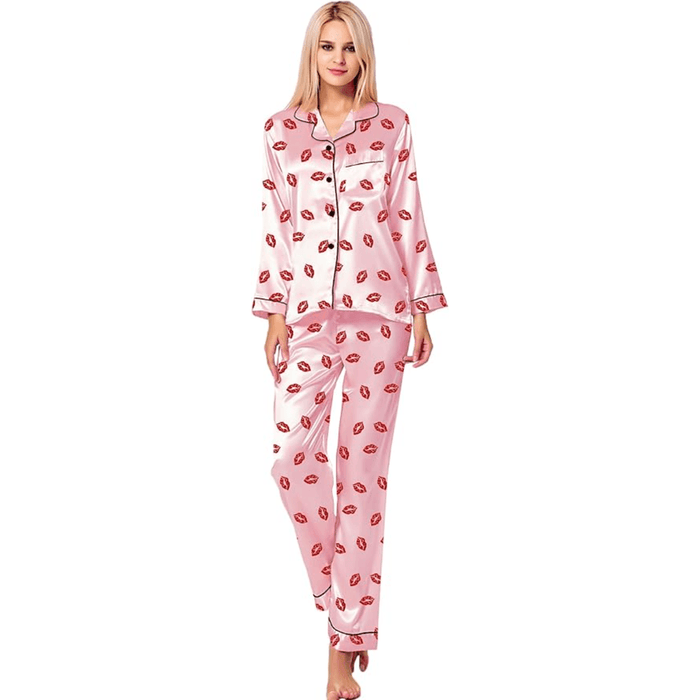 Satin Long Sleeve Pajamas – Comfort and Luxury in One Set