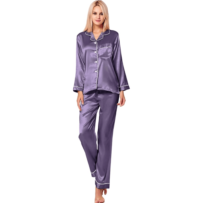 Button Down Satin Pajamas – Comfortable and Stylish Sleepwear