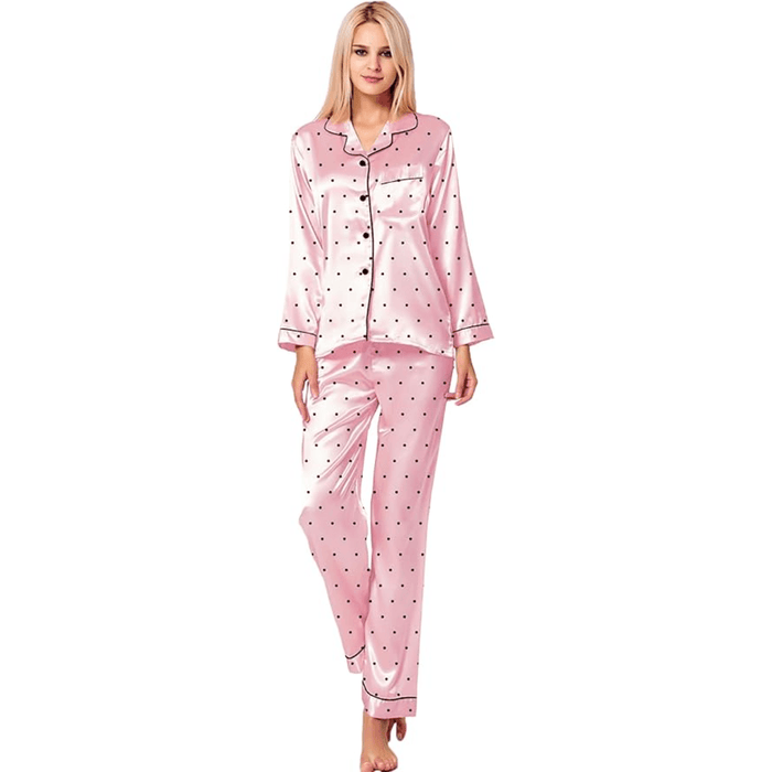 Polka Dot Satin set - Comfortable and Stylish Sleepwear