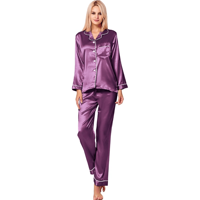 Button Down Satin Pajamas – Comfortable and Stylish Sleepwear