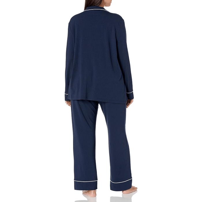 Long Sleeve Pajama Set – Soft Cotton Modal Sleepwear for Comfort