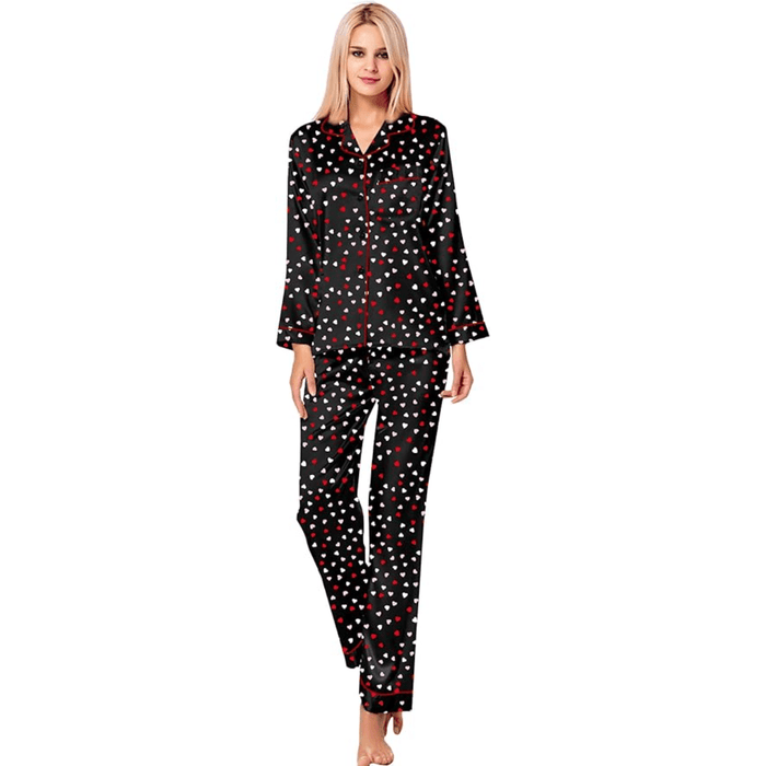 Satin Long Sleeve Pajama  - Comfortable Sleepwear and Lounge Wear