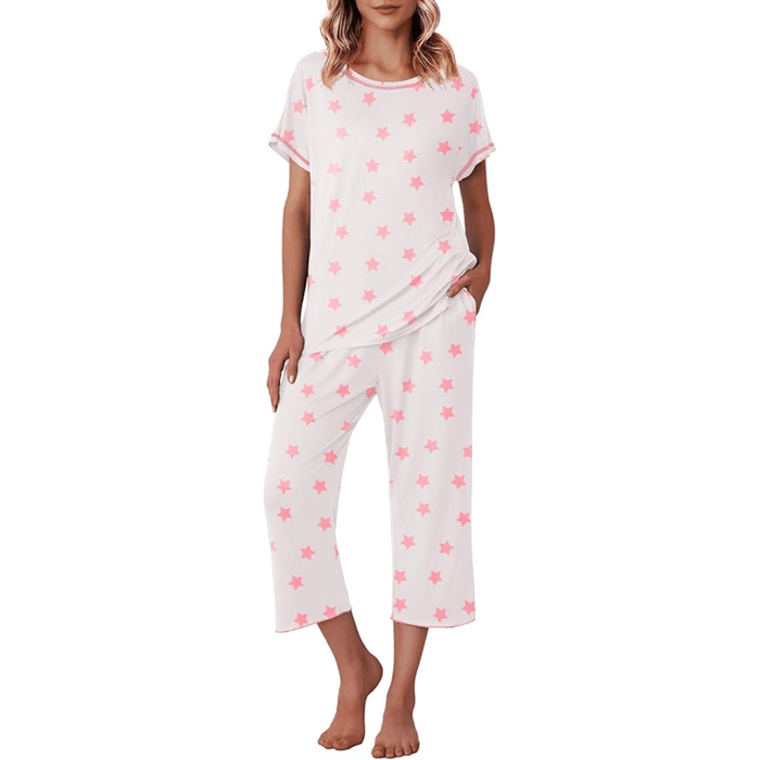 Star Printed Pajama Set – Comfortable and Stylish Sleepwear Set