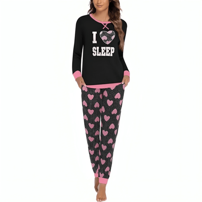 Abstract Lounge Sets With Pockets - Secret Slim Wear