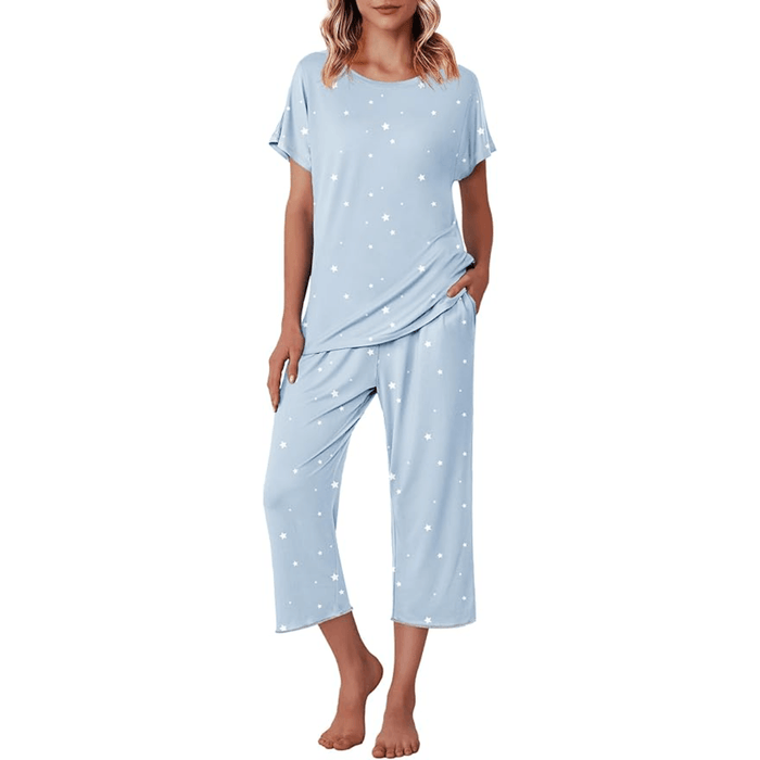 Star Printed Pajama Set – Comfortable and Stylish Sleepwear Set