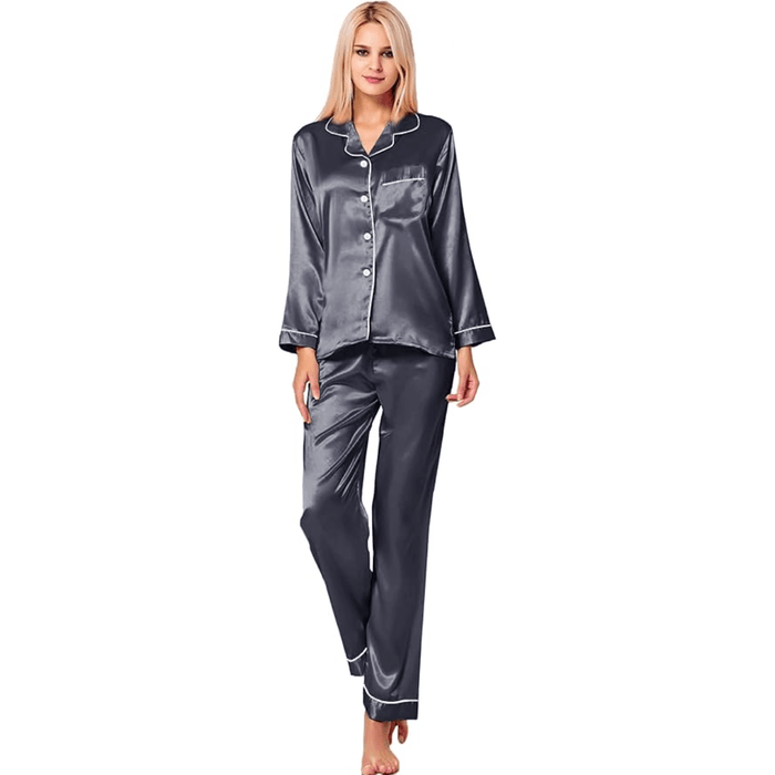Button Down Satin Pajamas – Comfortable and Stylish Sleepwear