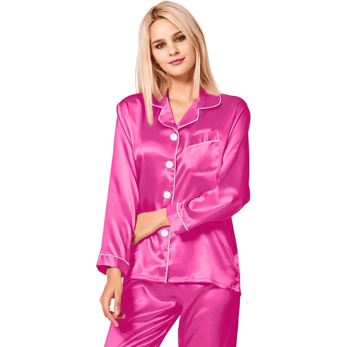 Button Down Satin Pajamas – Comfortable and Stylish Sleepwear